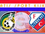 Livestream 21.00 uur: Fortuna Sittard vs FC Utrecht