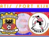 Livestream 16.45u Go Ahead Eagles - Sparta