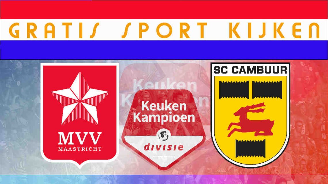 Kijk MVV - SC Cambuur live