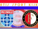 Livestream 12.15u: PEC Zwolle - Feyenoord