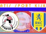 Livestream 20.00 uur: Sparta vs RKC Waalwijk