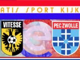 Livestream 20.00 uur: Vitesse vs PEC Zwolle