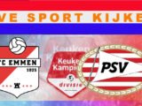 Livestream 19.50 uur FC Emmen - Jong PSV