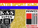 Livestream 18.15 uur: KAS Eupen - RWDM