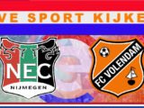 Livestream 14.30 uur: NEC - FC Volendam