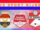 Livestream 20.00 uur Willem II - FC Emmen