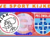 Livestream 16.45 uur: Ajax - PEC Zwolle
