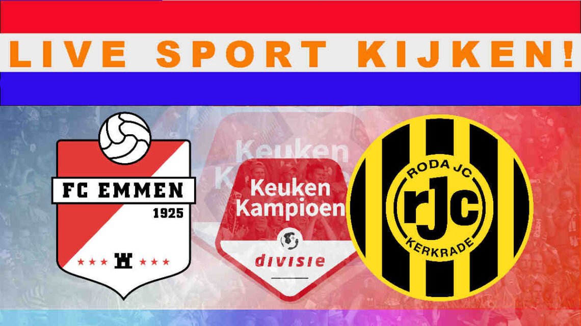 Livestream 20.00 uur FC Emmen - Roda JC