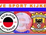 Eredivisie Voetbal: Excelsior - Go Ahead Eagles