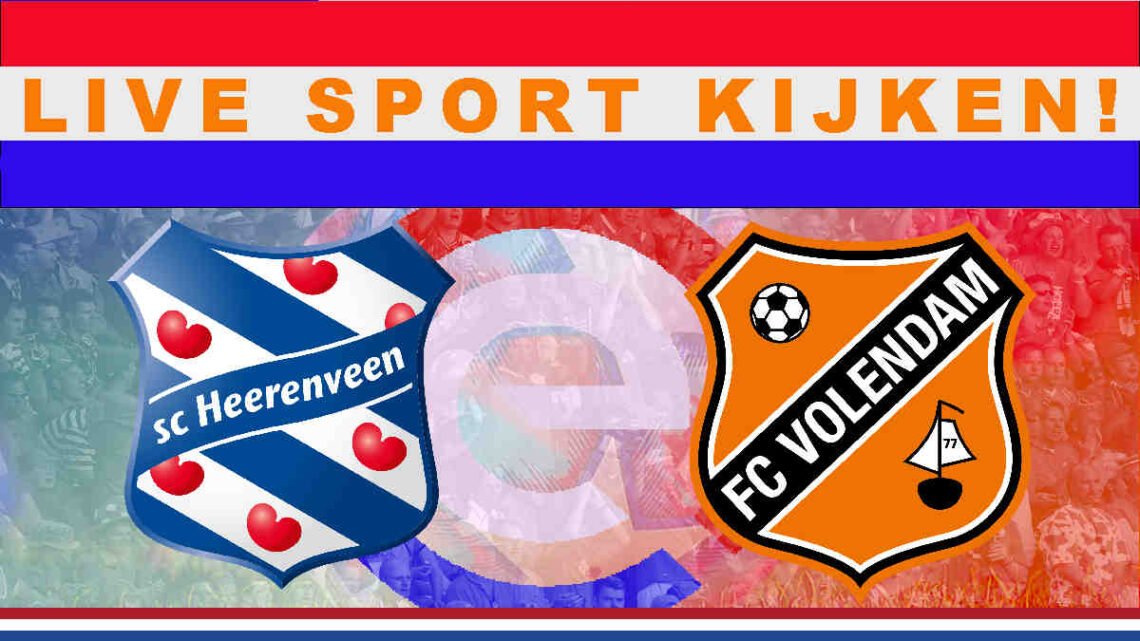 Eredivisie Voetbal: SC Heerenveen - FC Volendam