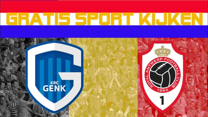 Livestream 13.30 uur KRC Genk - Antwerp