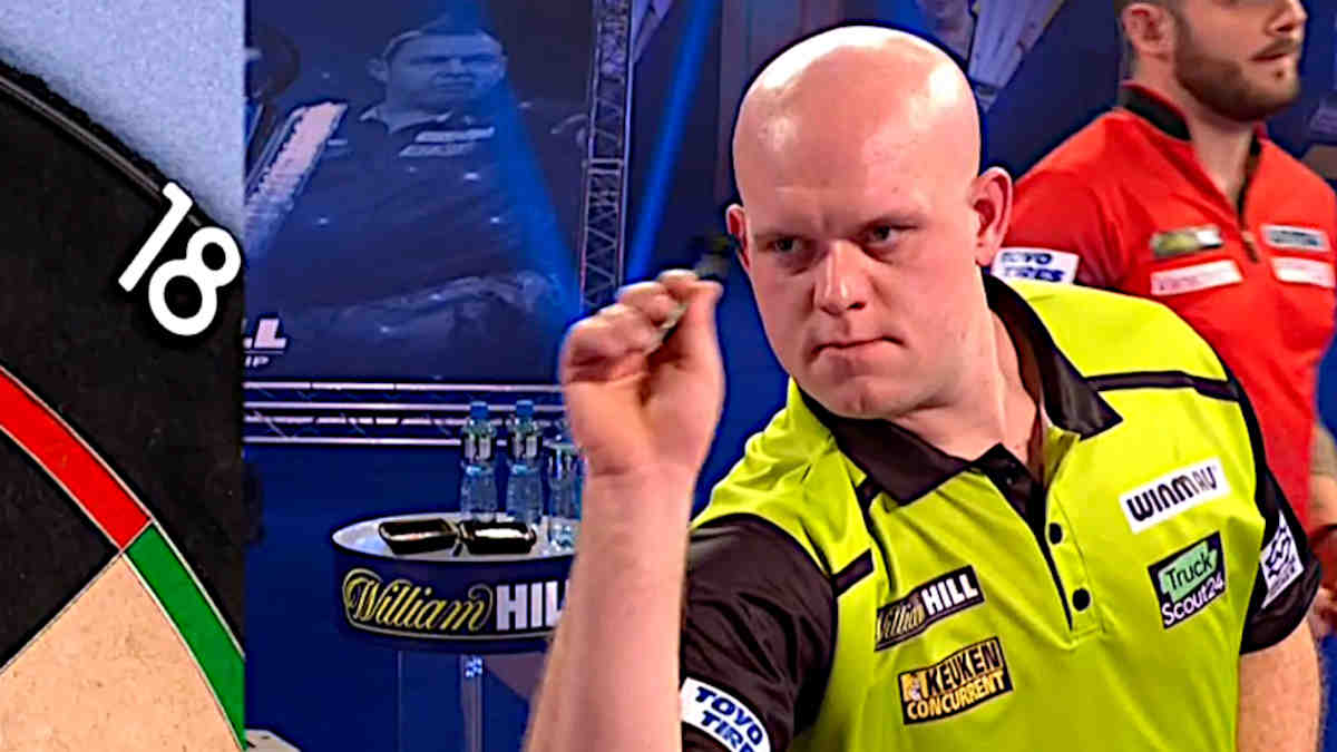 PDC WK Darts: Van Gerwen in kwartfinale tegen Williams