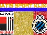 Livestream 20.45 uur RWD Molenbeek - Club Brugge