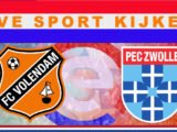 Livestream 18.45 uur: FC Volendam - PEC Zwolle