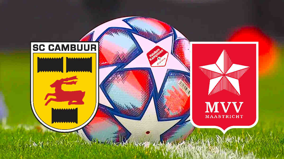 Live Voetbal - SC Cambuur vs MVV Maastricht