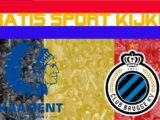 Livestream 20.45 uur KAA Gent - Club Brugge