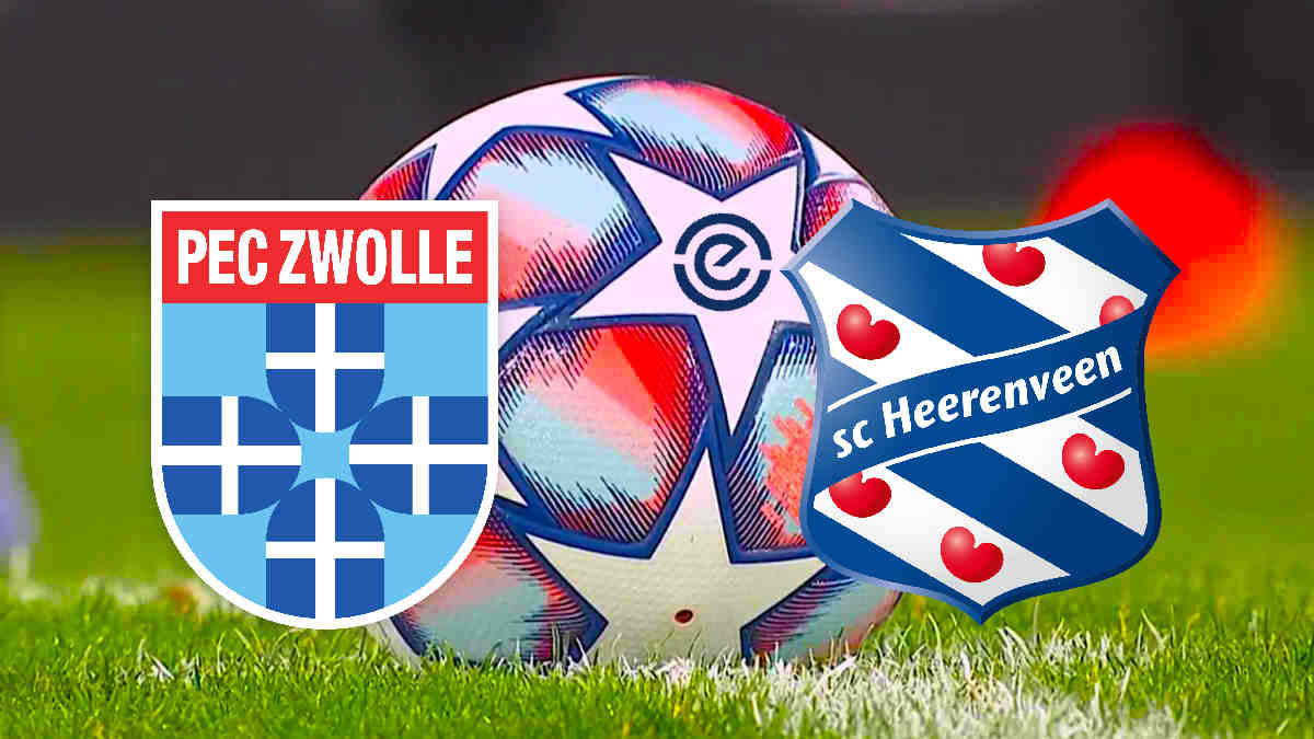 Livestream 20.00 uur PEC Zwolle vs SC Heerenveen