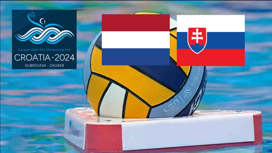 EK Waterpolo Live Nederland - Slowakije