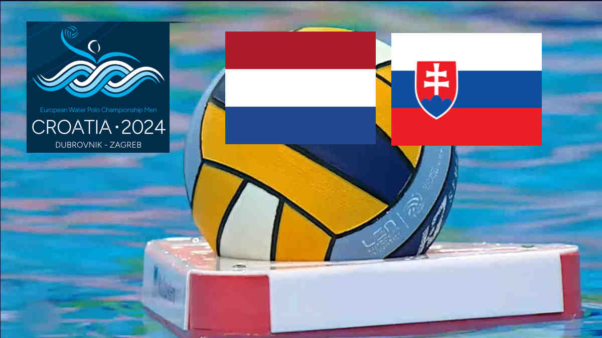 EK Waterpolo Live Nederland - Slowakije