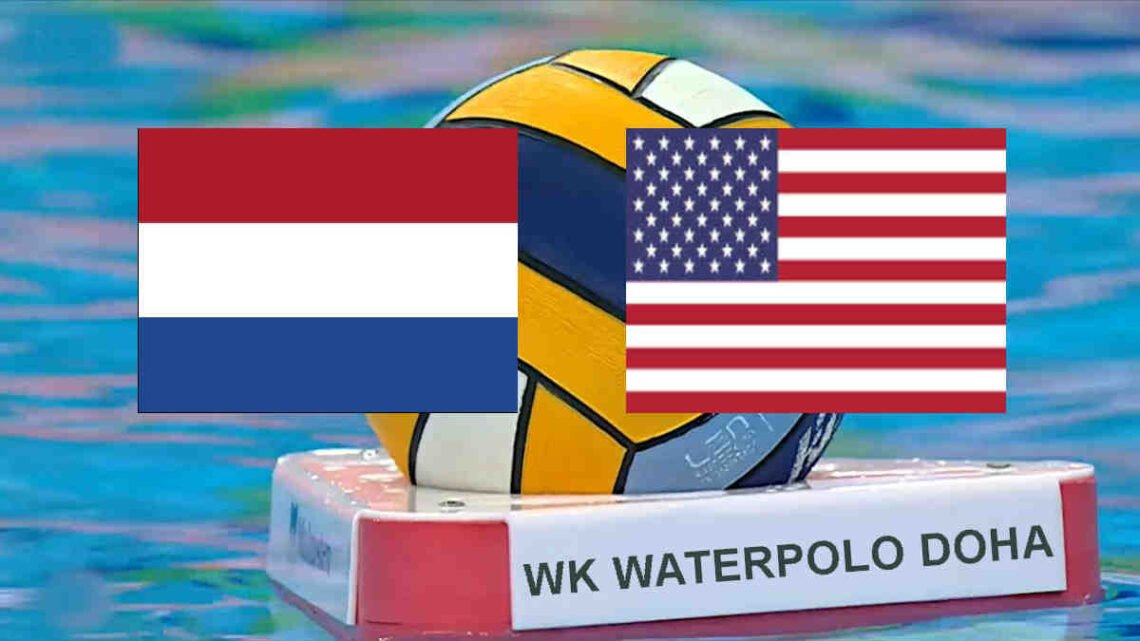 Livestream 17.00u: WK Waterpolo Nederland - USA