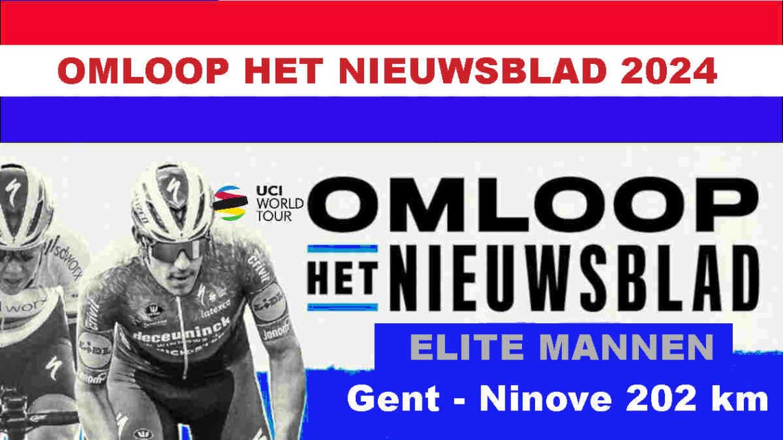 Livestream Omloop het Nieuwsblad 2024 Wielrennen Sportstream24