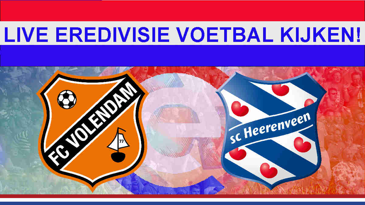 Livestream 20:00 FC Volendam - SC Heerenveen