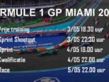 F1 Racing Miami Grand Prix Schedule