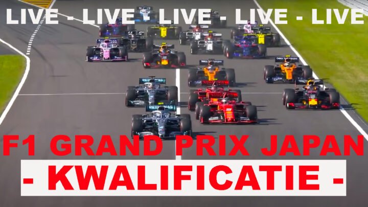 Livestream 08:00 F1 GP Japan kwalificatie