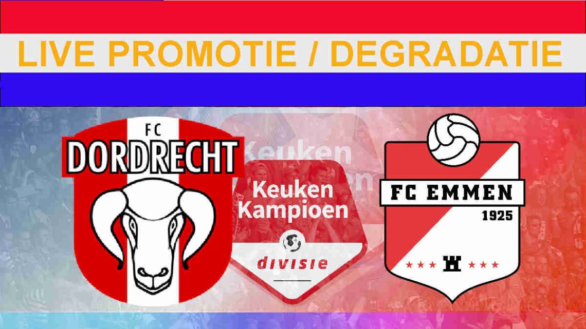 Livestream 16:30 Dordrecht - Emmen