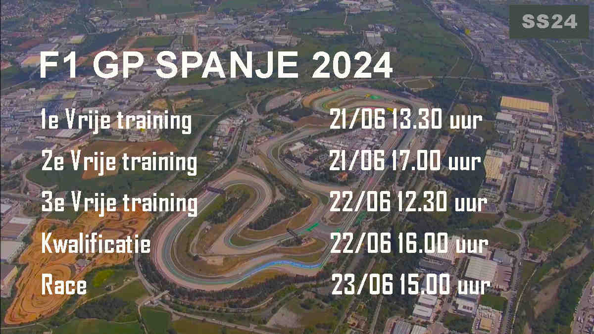 Livestream 15:00u F1 GP Spanje