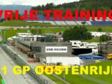 Livestream Training F1 GP Oostenrijk