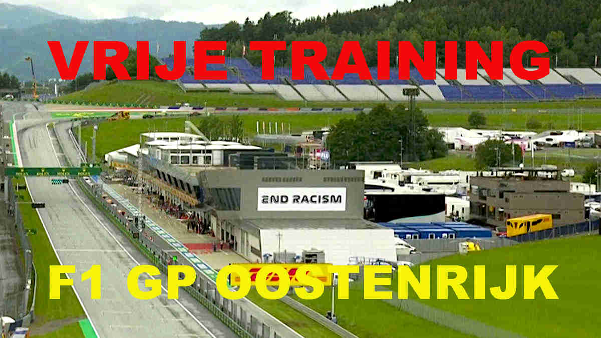 Livestream Training F1 GP Oostenrijk