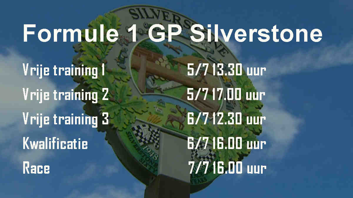 F1 Silverstone GP | Programma