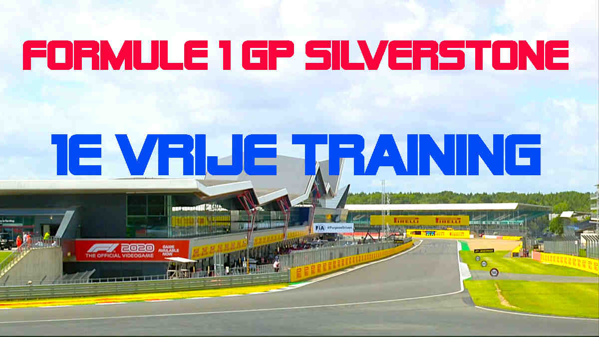 F1 Silverstone GP | Live 1e training