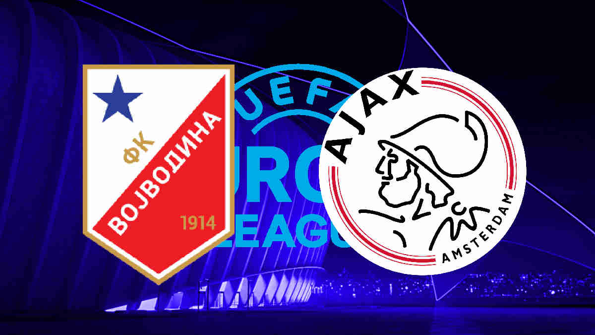 Livestream 20.00u: Vojvodina - Ajax