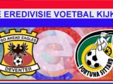 Livestream 14.30u: Go Ahead Eagles - Fortuna Sittard