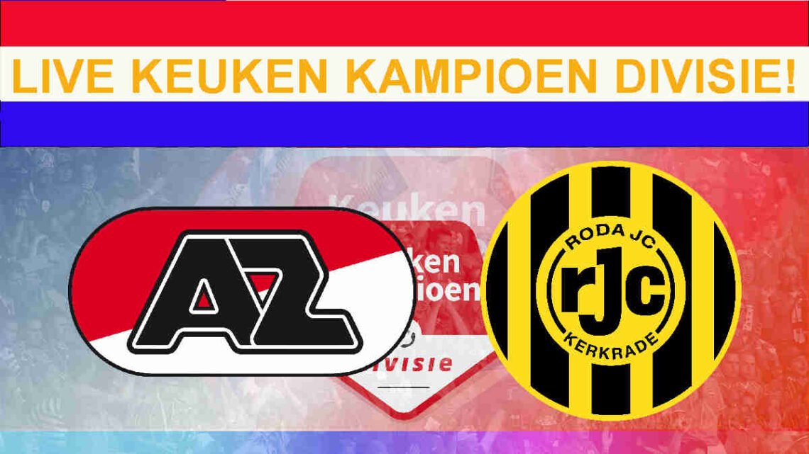 Livestream 20.00 uur: Jong AZ - Roda JC