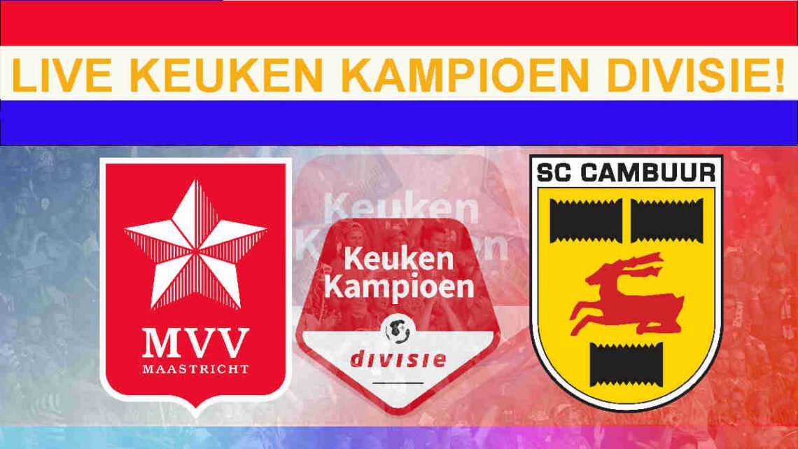 Livestream 20.00 uur: MVV - Cambuur