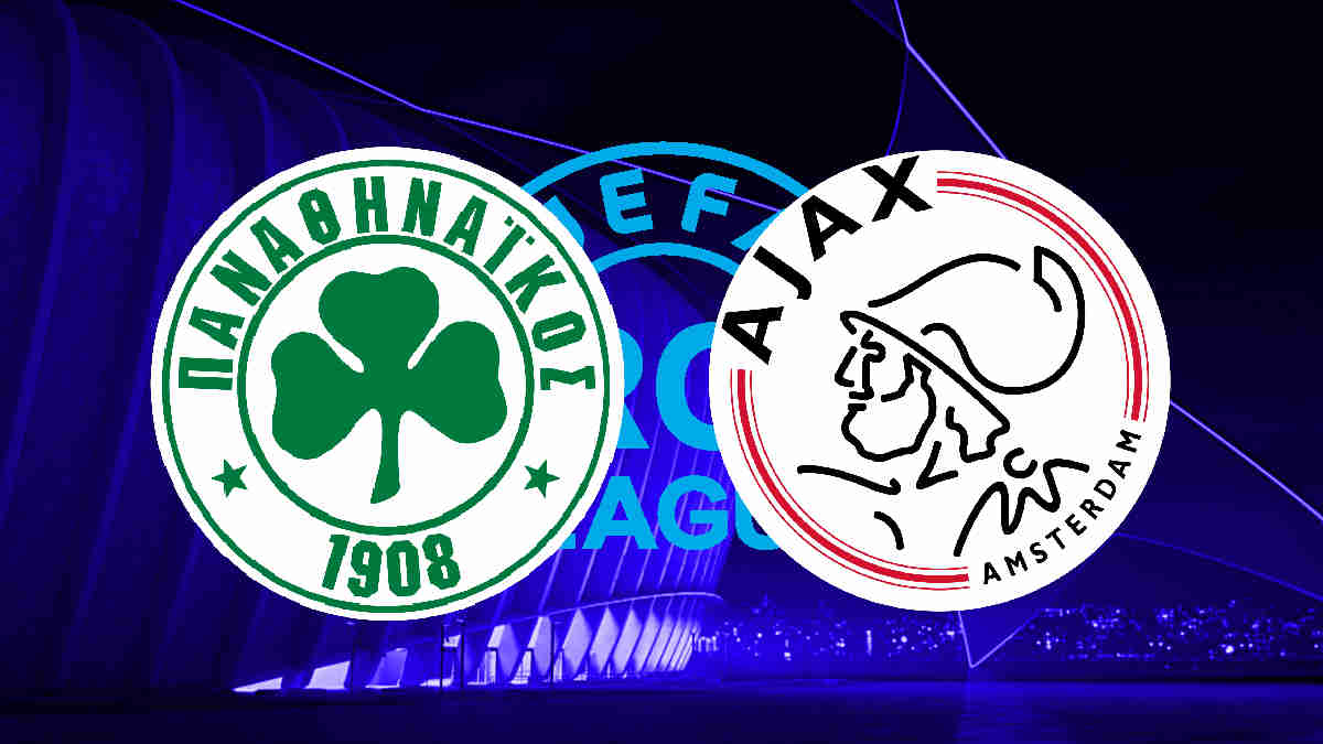 Livestream 20.00: Panathinaikos - Ajax