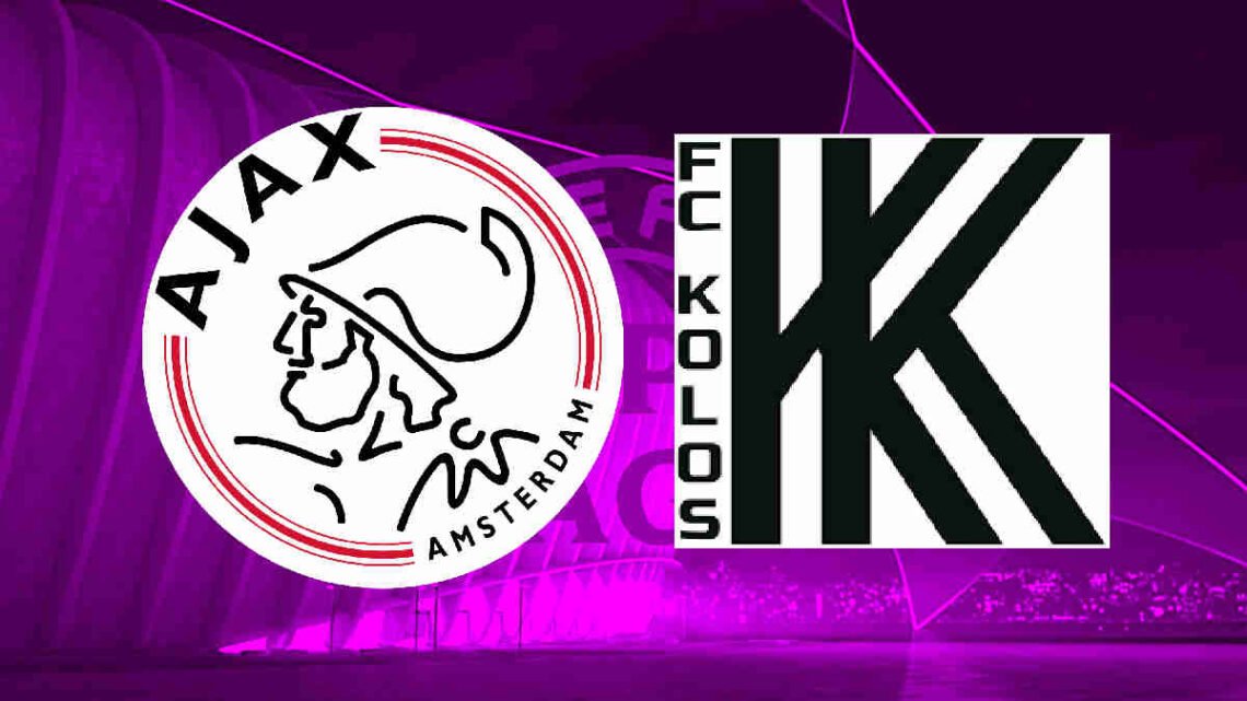 Livestream 14.00u: Ajax - Kolos Kovalivka