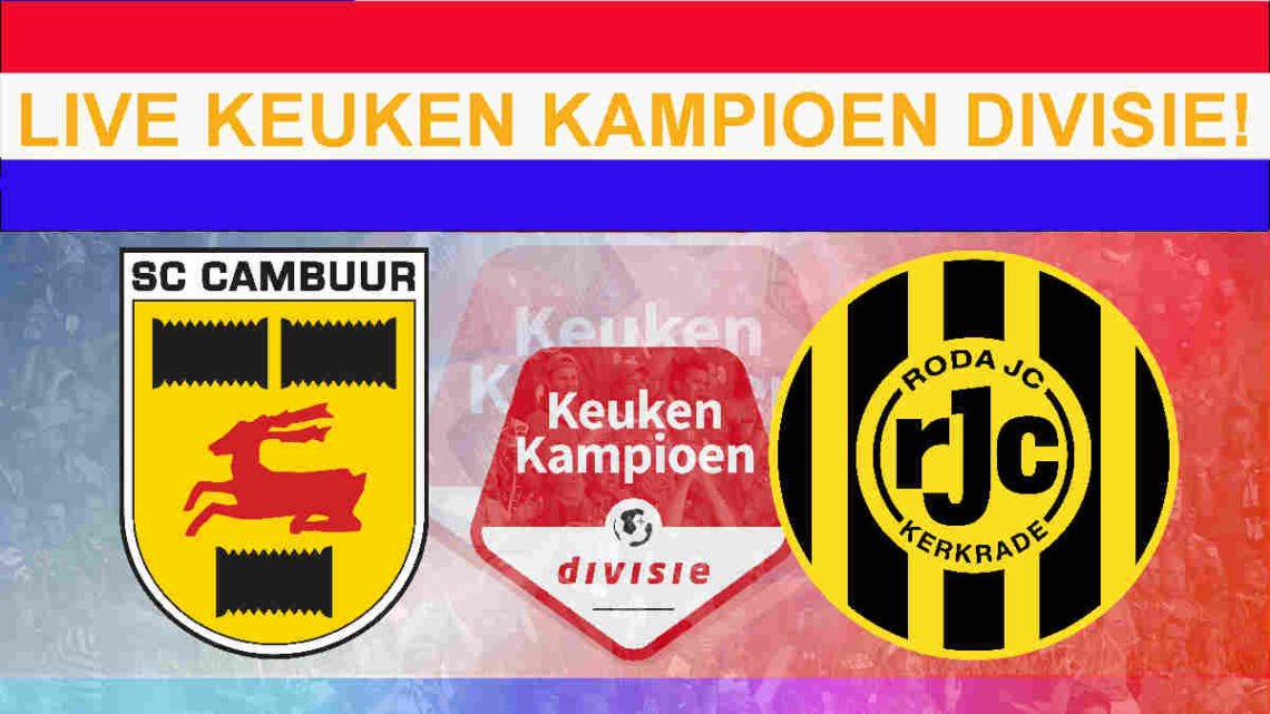 Livestream 19.50u: SC Cambuur - Roda JC