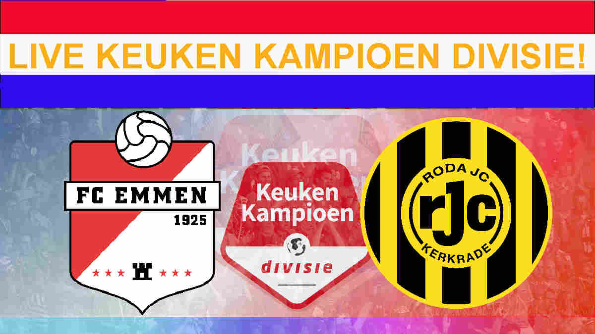 Livestream 20.00u: FC Emmen - Roda JC