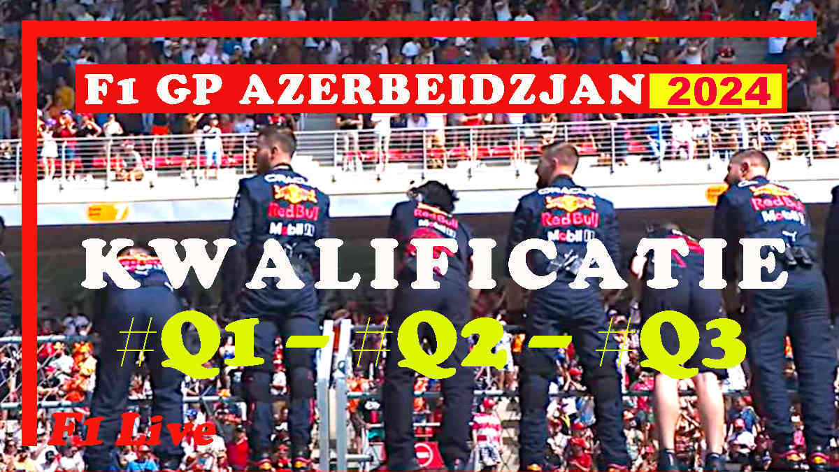 Livestream 14.00u: Kwalificatie F1 GP Azerbeidzjan