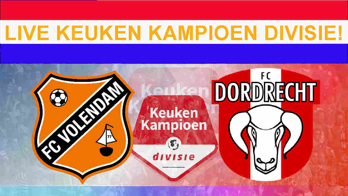 Livestream 20.00u: FC Volendam - FC Dordrecht