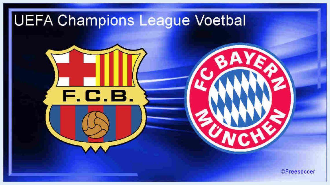 Livestream 21.00u FC Barcelona - FC Bayern München