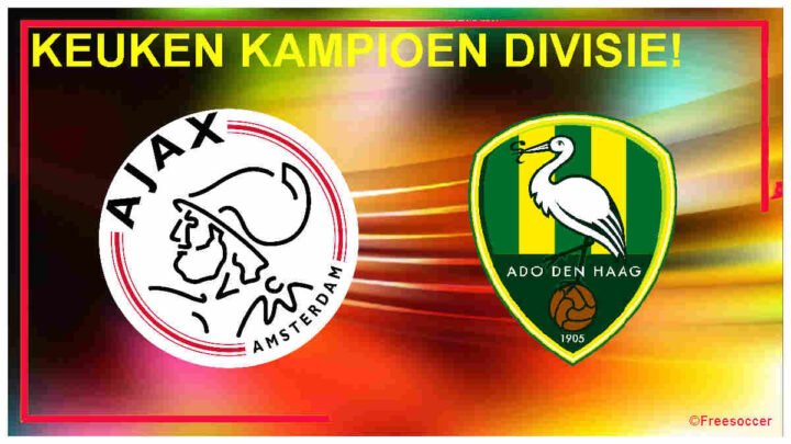 Livestream 20.00u Jong Ajax - ADO Den Haag