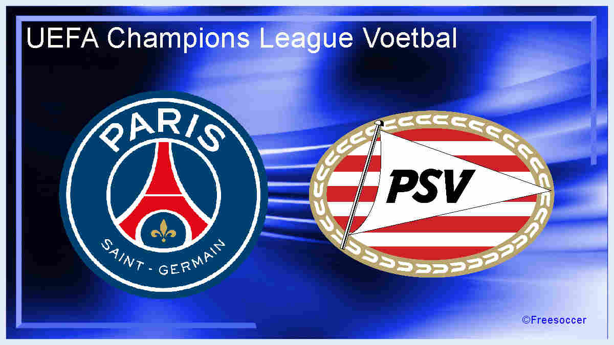 Livestream 21.00u Paris Saint-Germain - PSV