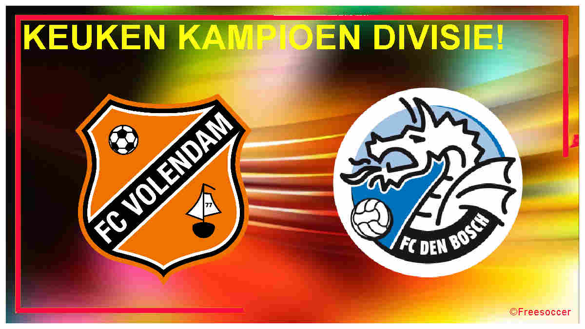 Livestream 20.00u FC Volendam - FC Den Bosch